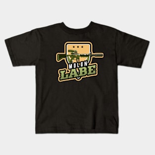 Rifle | Molon Labe Kids T-Shirt